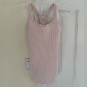Lululemon Women's pale pink Tank Top with bra